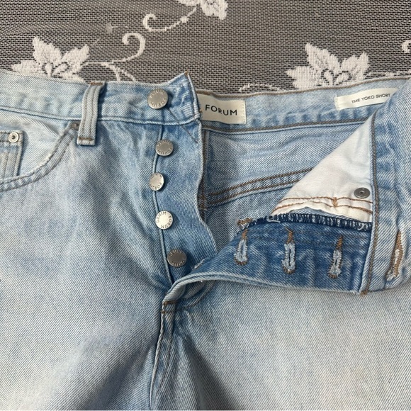 Aritzia Denim Forum The Yoko Denim Short Sz 26 - Picture 4 of 9